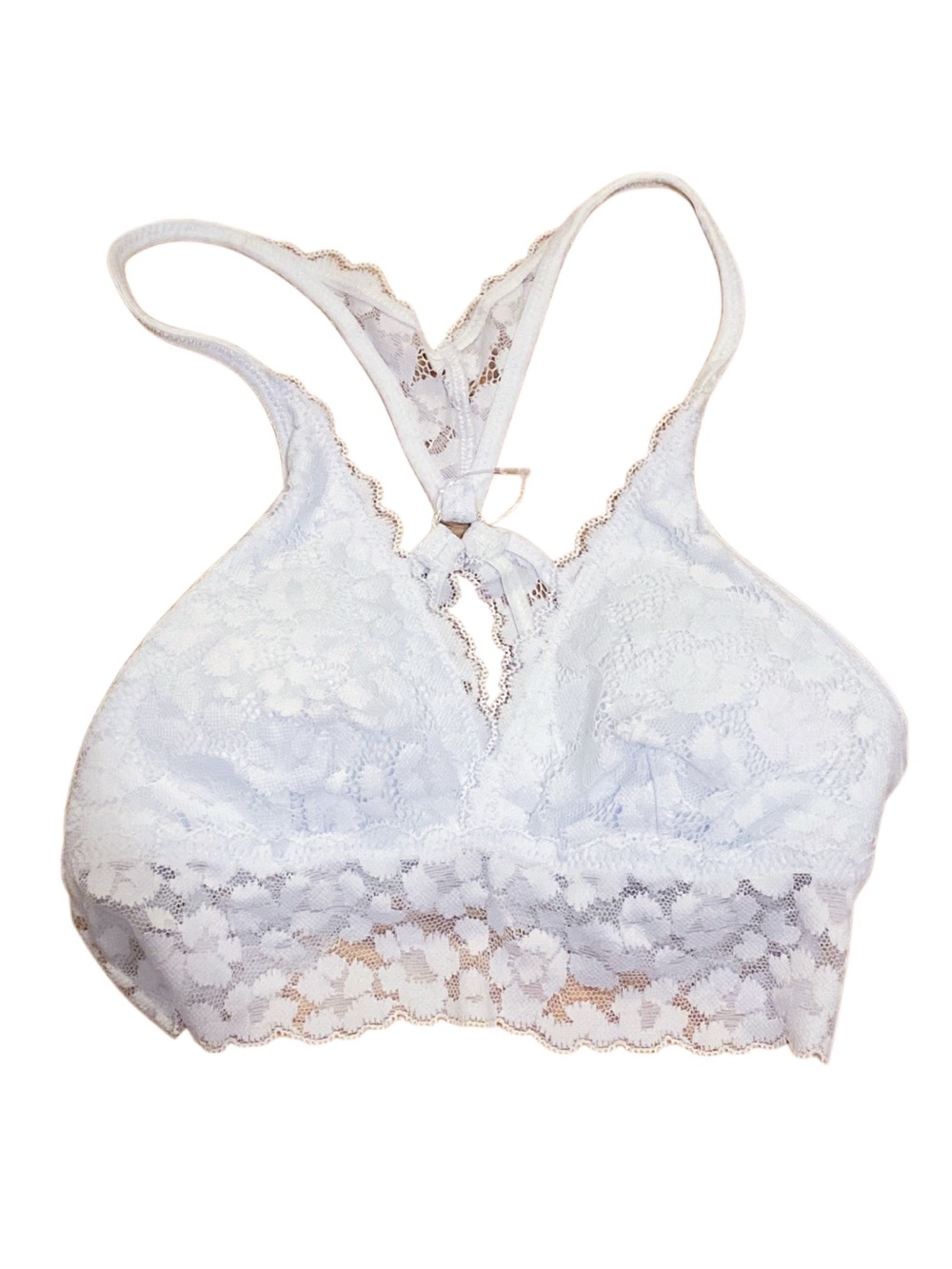 Aerie Light Blue Lace Racerback Bralette